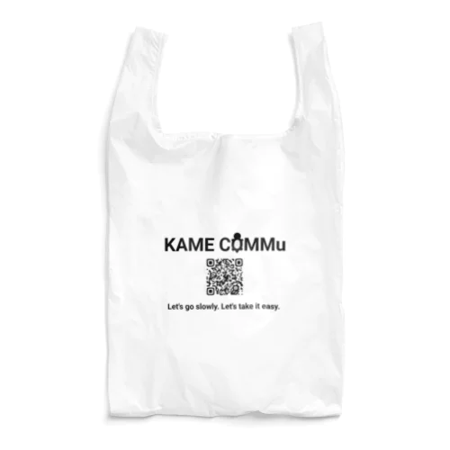 KAME COMMu シンプルロゴ&QR Reusable Bag