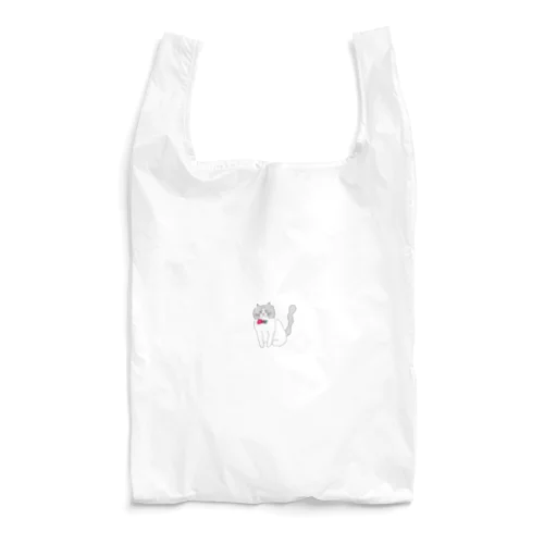 おでこハート猫ちゃん Reusable Bag