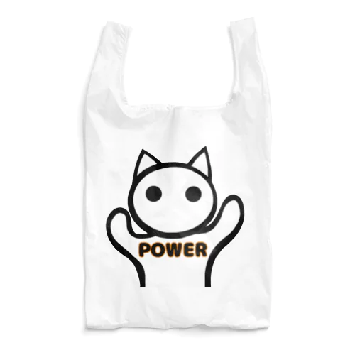 パワー猫 Reusable Bag