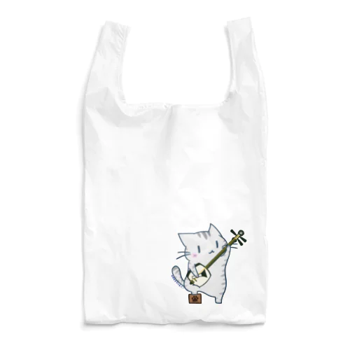 ひのもとにゃんこ® 津軽三味線にゃんこ Reusable Bag