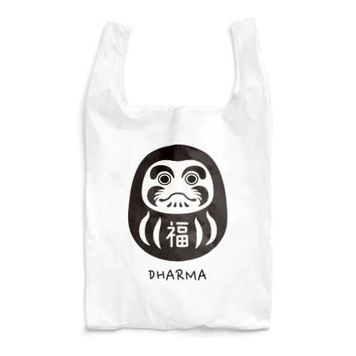 だるまくん　ブラック Reusable Bag