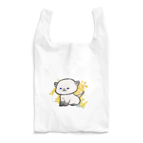 子ネコちゃん♡　ミモザとしゃむ Reusable Bag