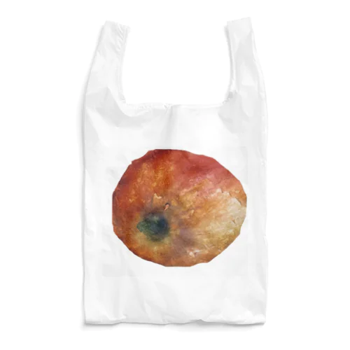 りんご リンゴ 水彩画 イラスト 絵 Reusable Bag