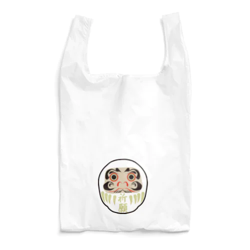 ［白］だるま 目標達成 達磨 Reusable Bag