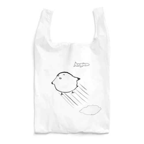 飛び立つ鳥桐 Reusable Bag