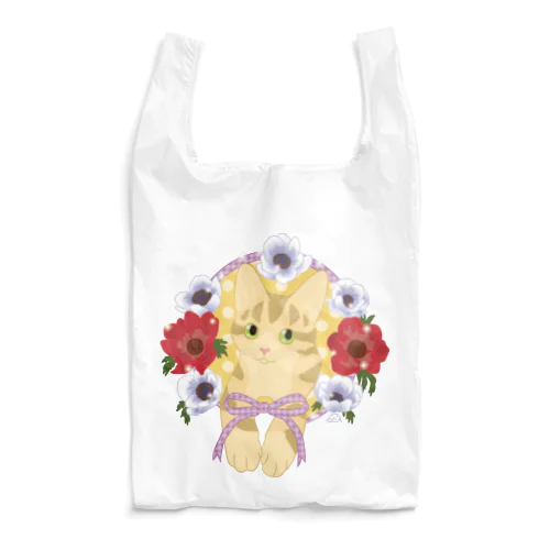 アネモネにゃんこ Reusable Bag