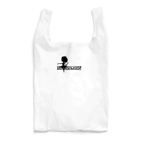 バレリーナ・影01（イラストのみ/透過/小） Reusable Bag