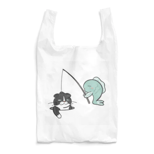 ネコを釣るサカナ Reusable Bag