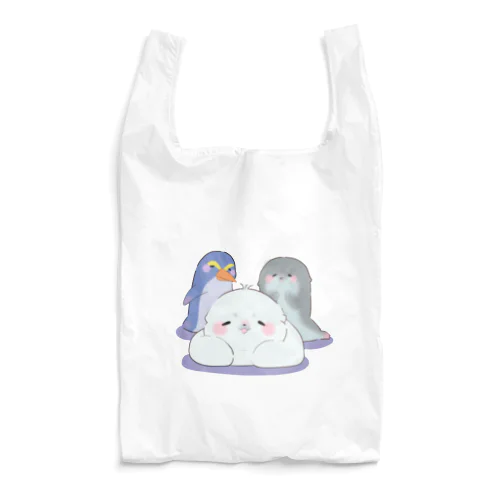 ふわふわのホッキョクゾク Reusable Bag