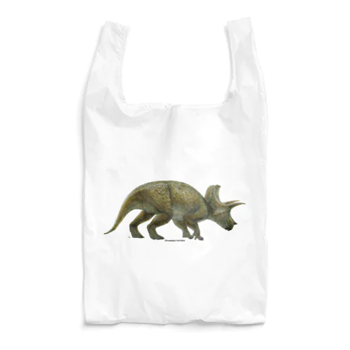Triceratops horridus(トリケラトプス ・ホリドゥス)着彩画 Reusable Bag