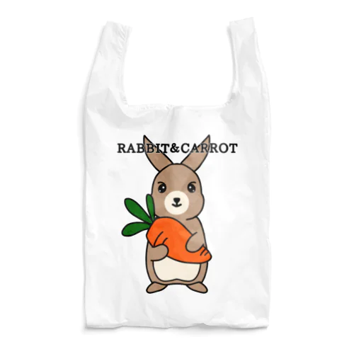 RABBIT＆CAROTTE(STAND UP) Reusable Bag