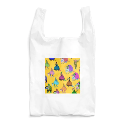 不思議な動物たち　白枠 Reusable Bag
