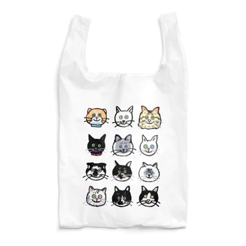 ねこ・ねこ・ねこ Reusable Bag