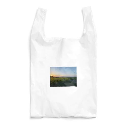 菜の花と夕陽 Reusable Bag