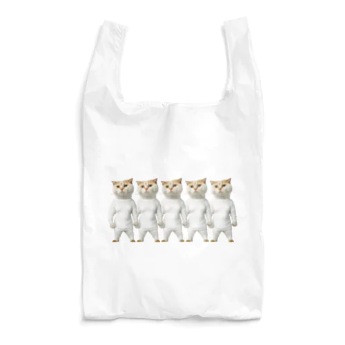 肌着の猫たち Reusable Bag