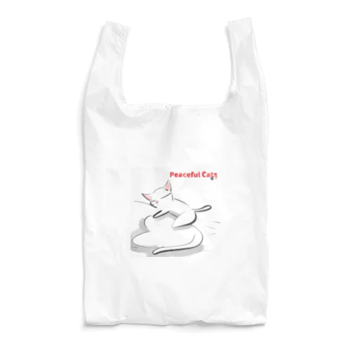 Peaceful Cats おやすみ Reusable Bag