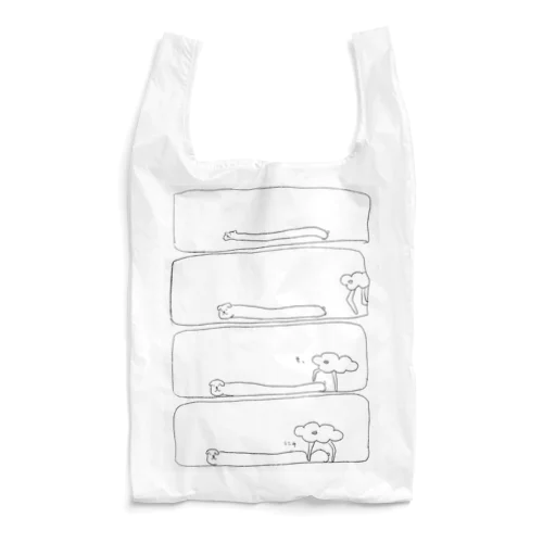 やわらかいいぬとあるくくちびる1 Reusable Bag