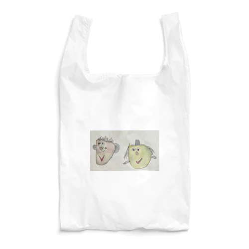 25年前に描いたぱぱとまま Reusable Bag