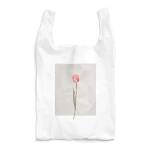 🍑 peach milk tea × peach tulip . Reusable Bag