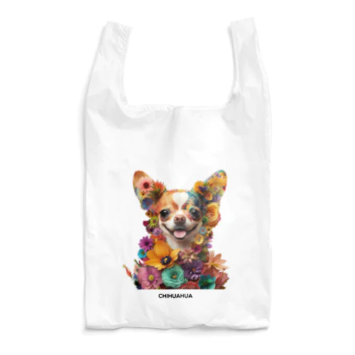 フラワーチワワ Reusable Bag