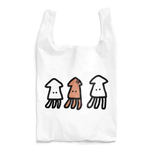 いか焼きイカいか Reusable Bag