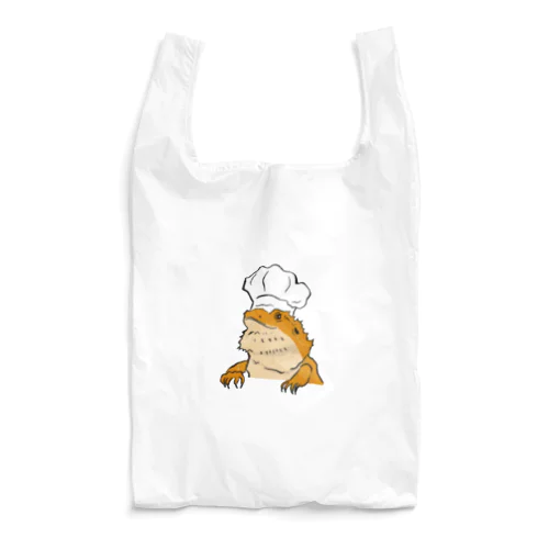 三つ星シェフなフトアゴちゃん（フトアゴヒゲトカゲ） Reusable Bag