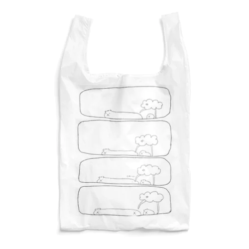 やわらかいいぬとあるくくちびる2 Reusable Bag