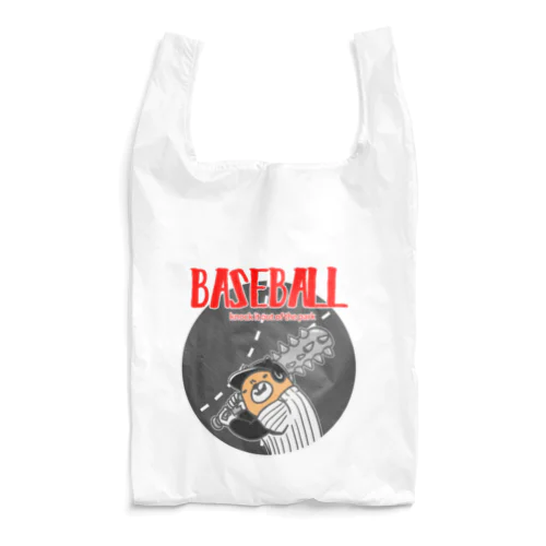 野球Bear2(凶悪顔クマシリーズ) Reusable Bag