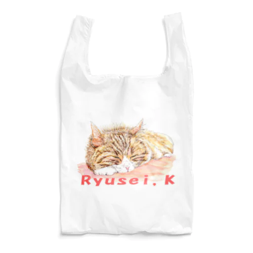 Ryusei,Kシリーズ【居眠りにゃんこ】 Reusable Bag