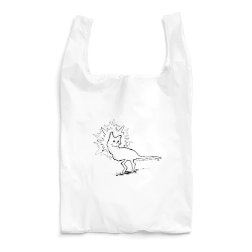 ねこかな(黒線) Reusable Bag