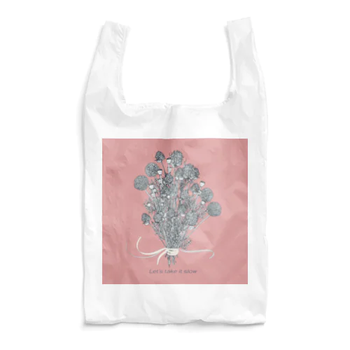 ドライフラワー　pink Reusable Bag