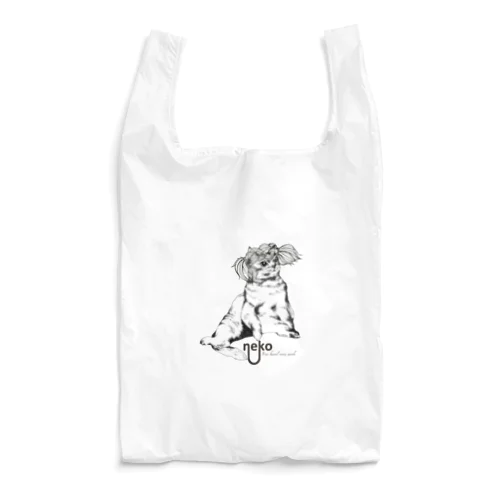 ネコねこ三つ編み Reusable Bag