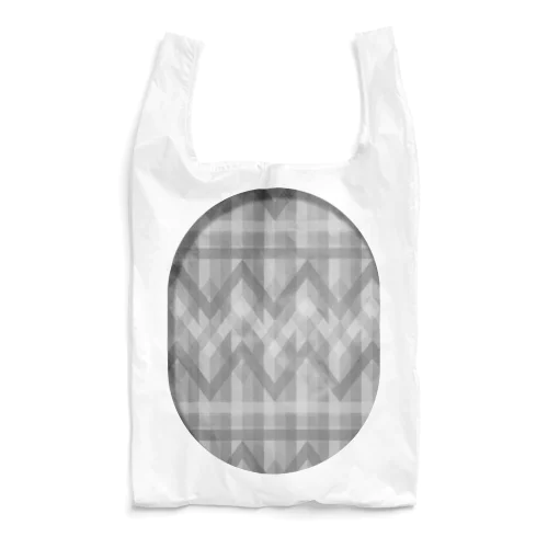 zigzag_window_gray Reusable Bag