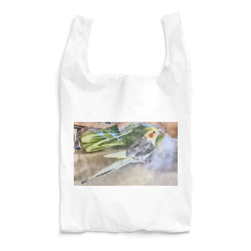 オカメインコと野菜 Reusable Bag