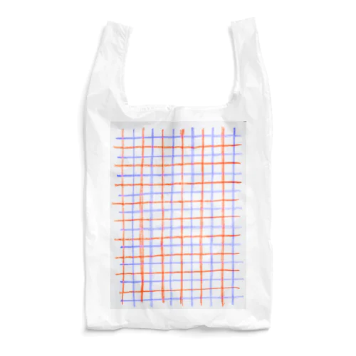 チェック柄 Reusable Bag