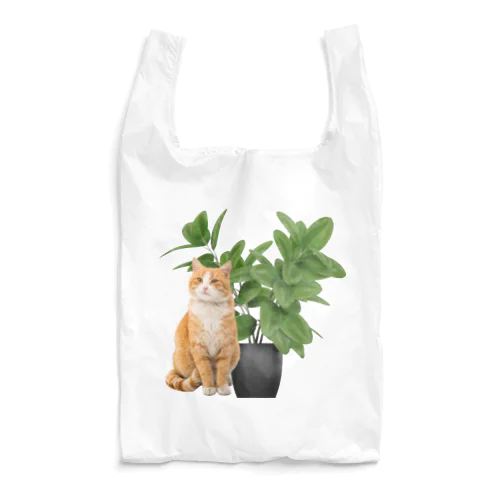 植物とねこ Reusable Bag