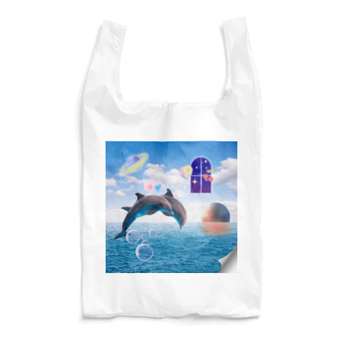 イルカと遊ぼう Reusable Bag