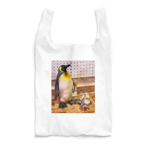 ペンギンとオカメインコ Reusable Bag