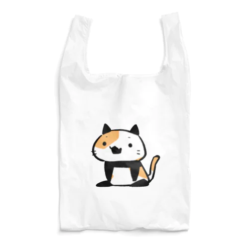 パンダ風味の三毛猫 Reusable Bag