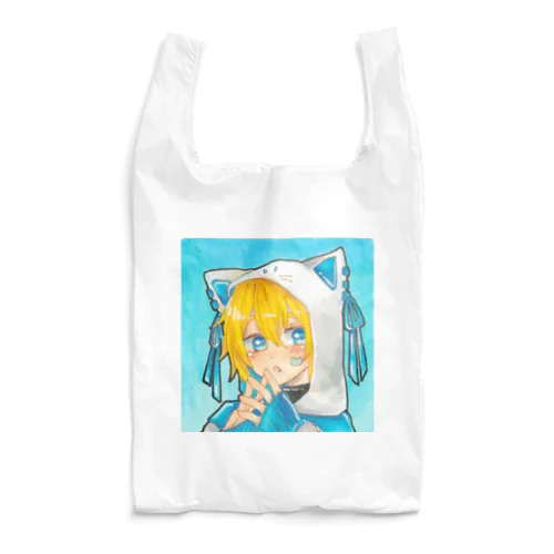 水色ネコくん Reusable Bag