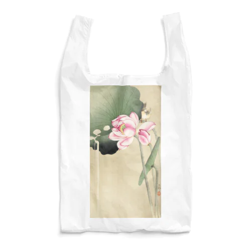 小原古邨　蓮と雀　Ohara Koson / Songbird and Lotus Reusable Bag