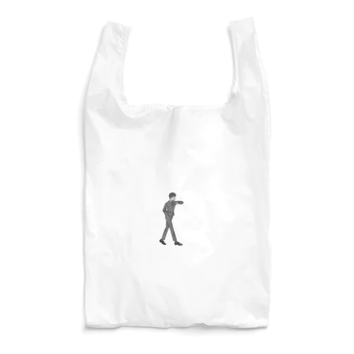 じかんを気にするサラリーマン Reusable Bag