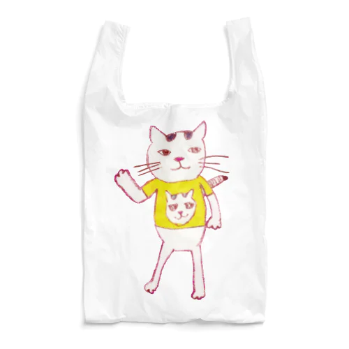 こんなふうに見えるニャン（ねこシンプル）【復刻シリーズ】 Reusable Bag