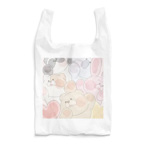 つめつめ動物 Reusable Bag