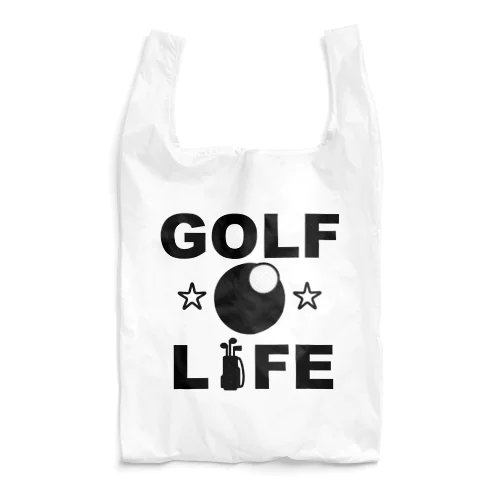 ゴルフ・グッズ・GOLF・ライフ・ゴルフ部・ゴルフ好き・ゴルフボール・球技・スポーツ・老若男女・紳士のスポーツ・カップ・ゴルファー・ホールインワン・コース・クラブ エコバッグ