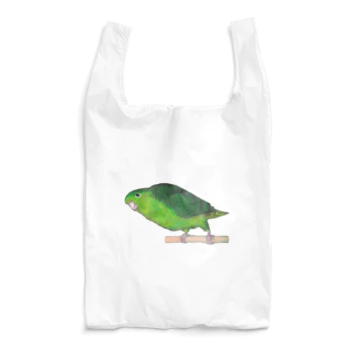 [森図鑑] サザナミインコ緑色 Reusable Bag