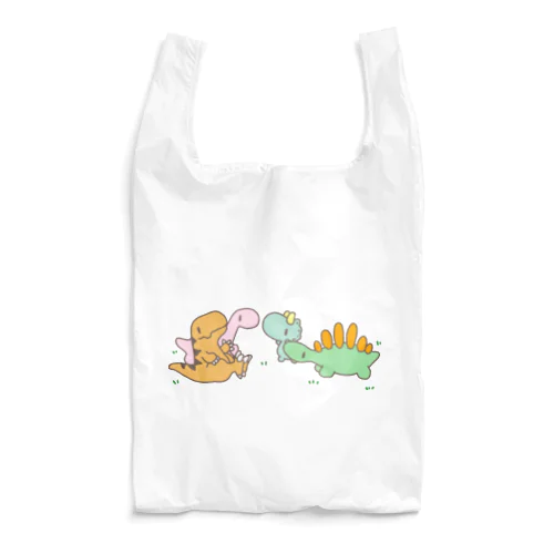 遊ぶ恐くない恐竜達 Reusable Bag