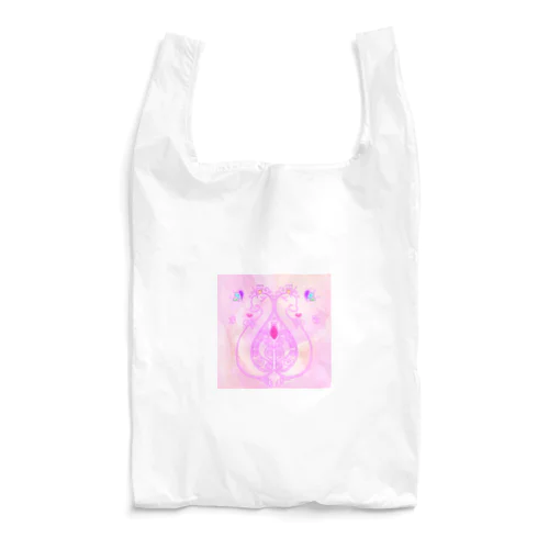 ツイン龍Dragonピンク Reusable Bag