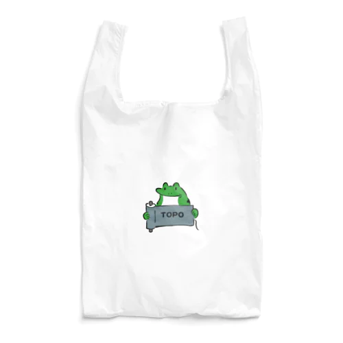 鳥獣戯画_微笑みカエル_トポ Reusable Bag