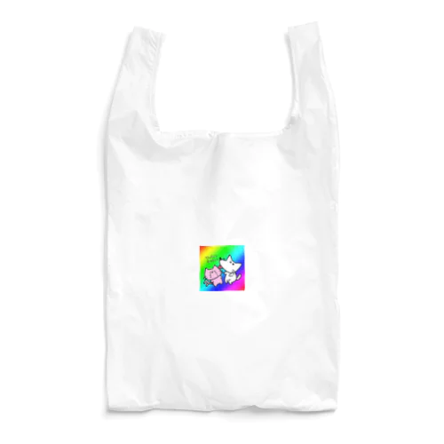 ワンチャンとネコチャン Reusable Bag